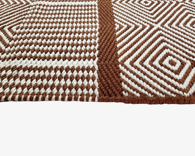 Hand Woven Rugs - Brown & Natural Artisan Designs for Elegant Spaces