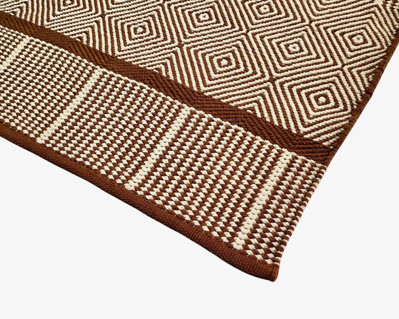 Hand Woven Rugs - Brown & Natural Artisan Designs for Elegant Spaces