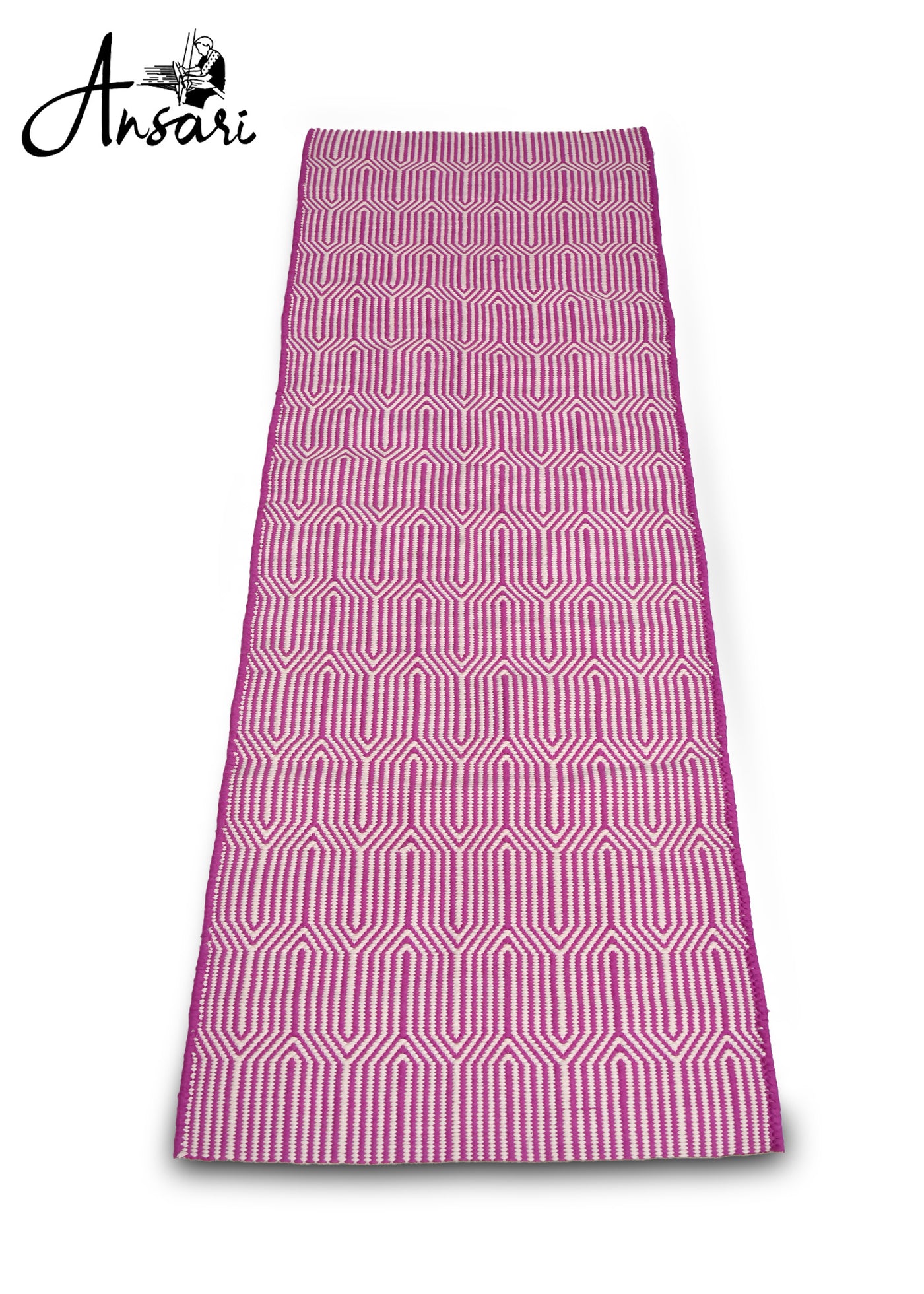 Pink Geometric Yoga Mat