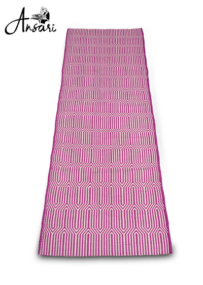 Pink Geometric Yoga Mat