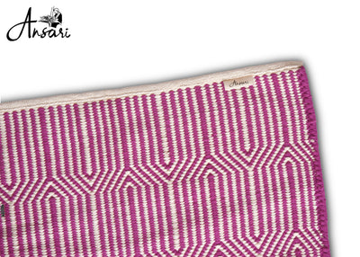 Pink Geometric Yoga Mat