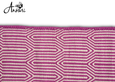 Pink Geometric Yoga Mat