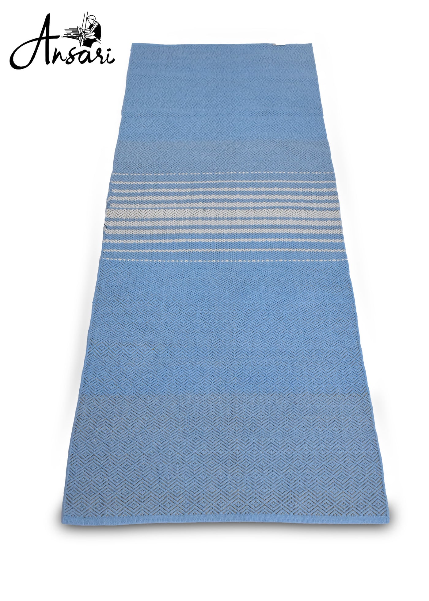 Blue Stripe Yoga Mat
