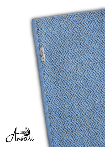 Blue Stripe Yoga Mat