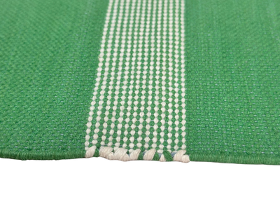 Hand Woven Rugs Green Blue - Eco-Friendly Home Decor