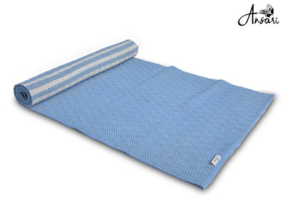 Blue Stripe Yoga Mat