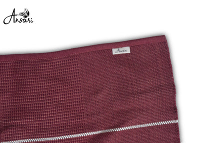 Maroon Line Yoga Mat