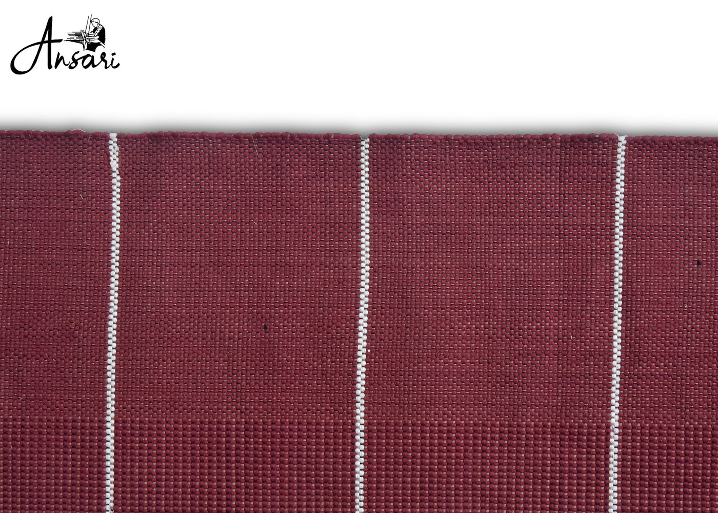 Maroon Line Yoga Mat