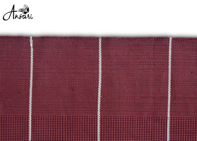 Maroon Line Yoga Mat