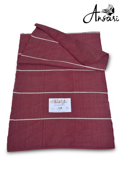 Maroon Line Yoga Mat