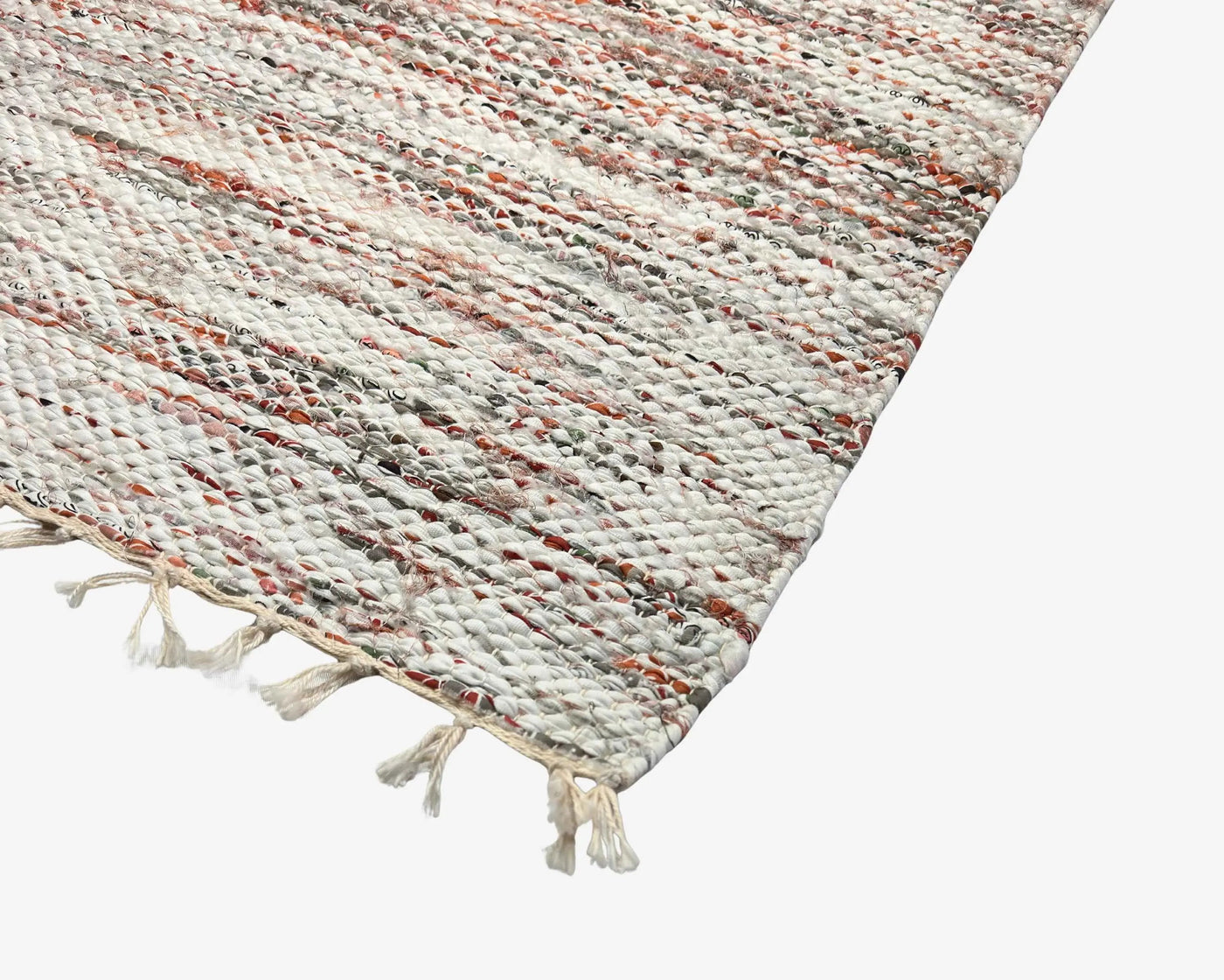 Hand Woven Rugs - Red, Gray & Natural Textured Home Decor