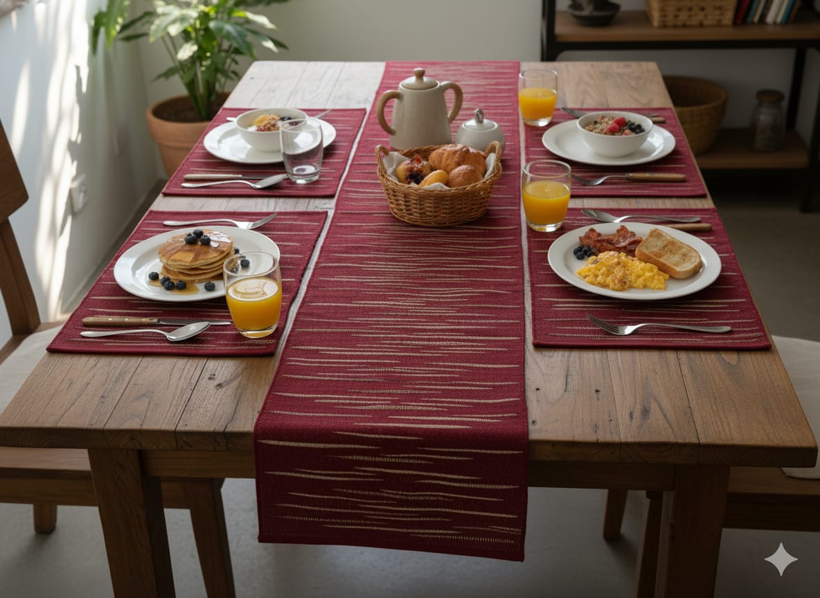 Tuscan Ikat Placemat & Runner Set