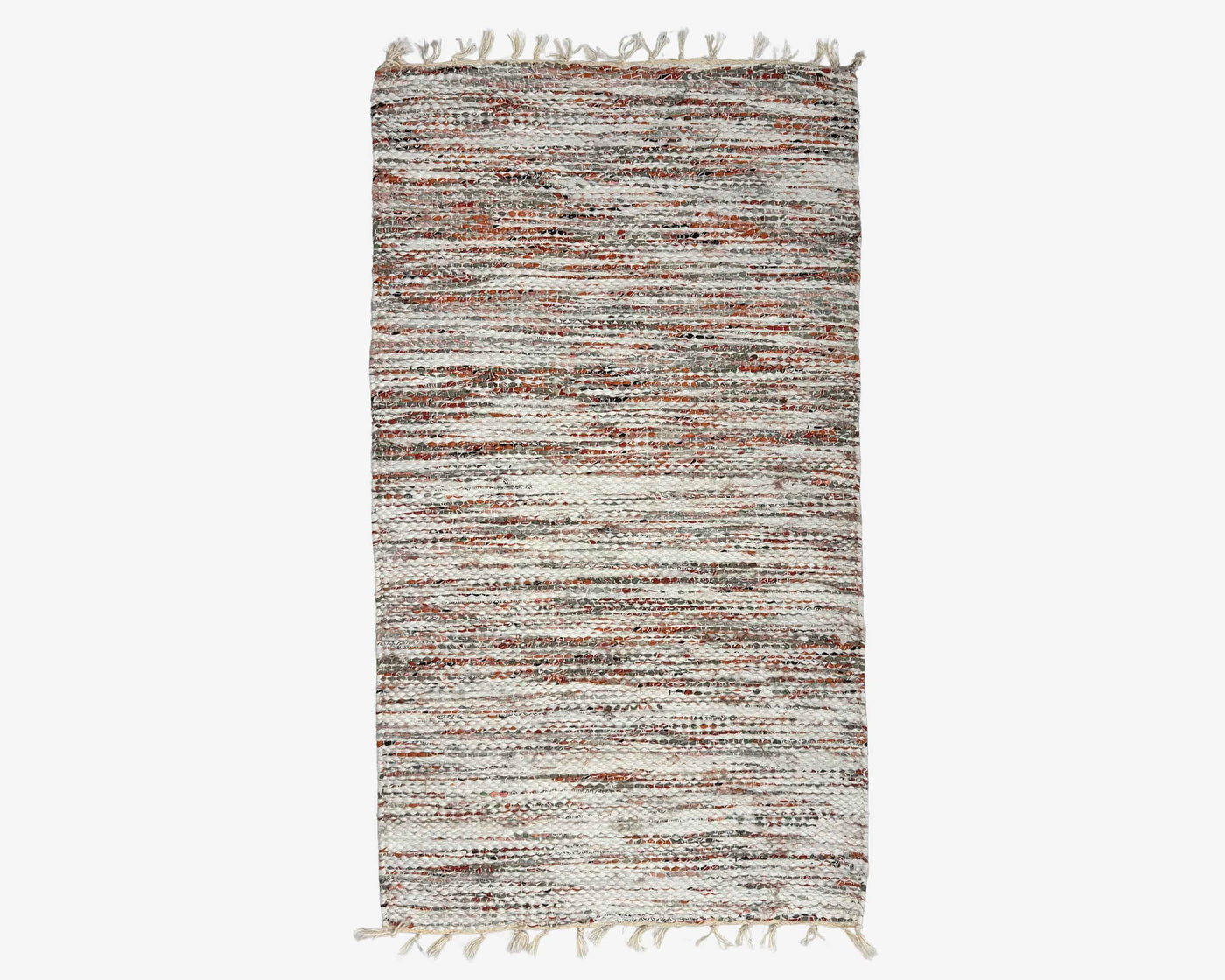 Hand Woven Rugs - Red, Gray & Natural Textured Home Decor