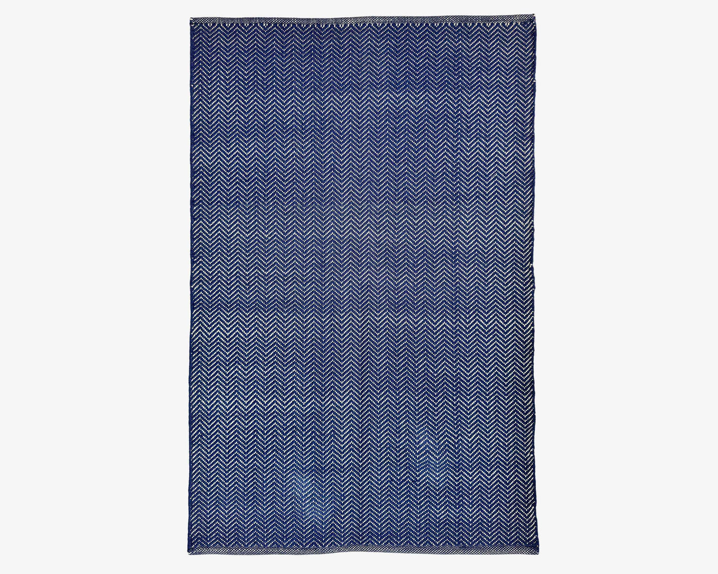 Hand Woven Blue Zigzag Rugs - Natural and Stylish Home Decor