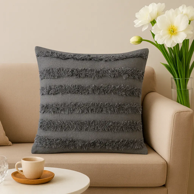 Hand Crafted Strip Shaggy - Ansari