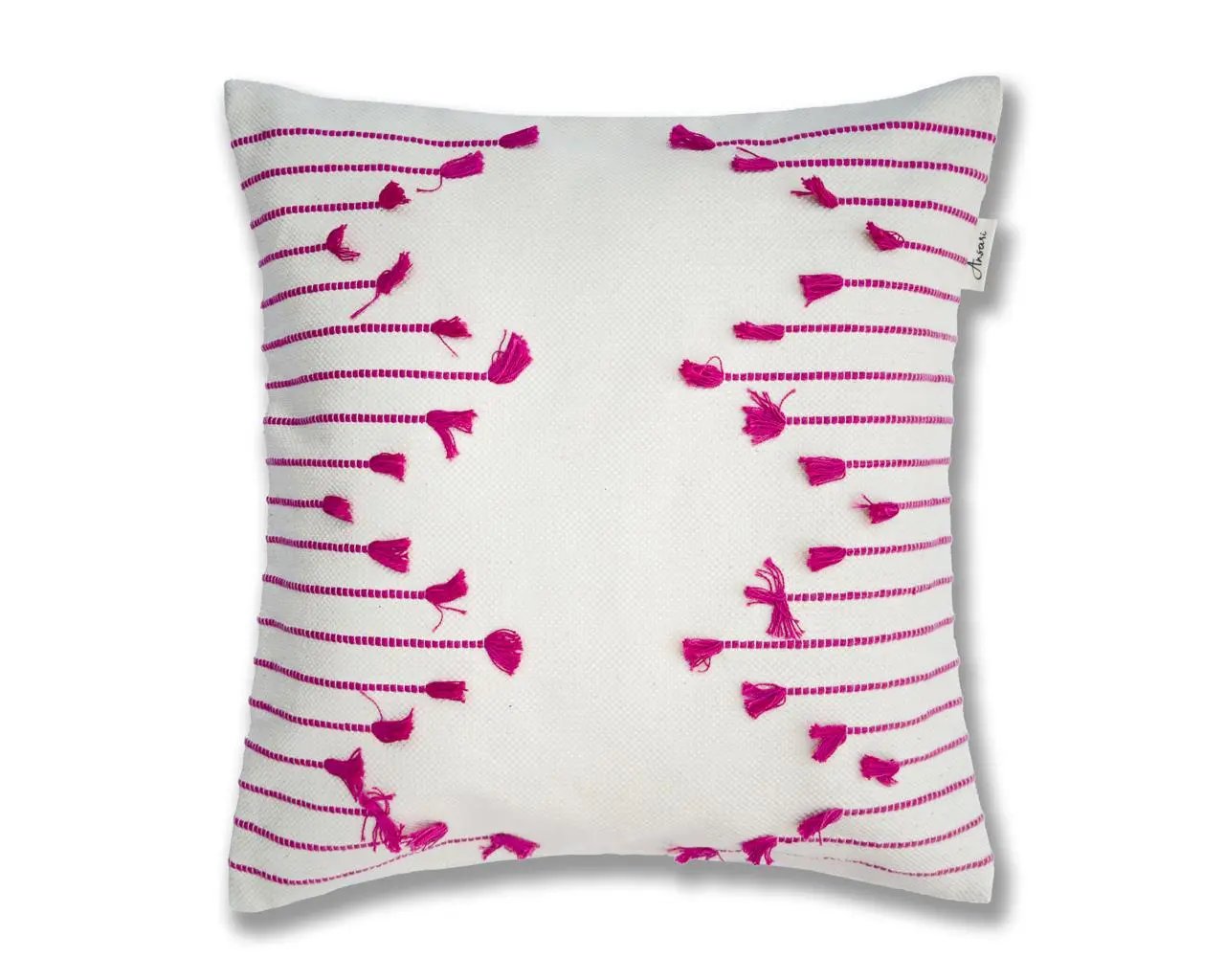 Handcrafted Cushion Cover - Unique Artisan Design for Home Decor