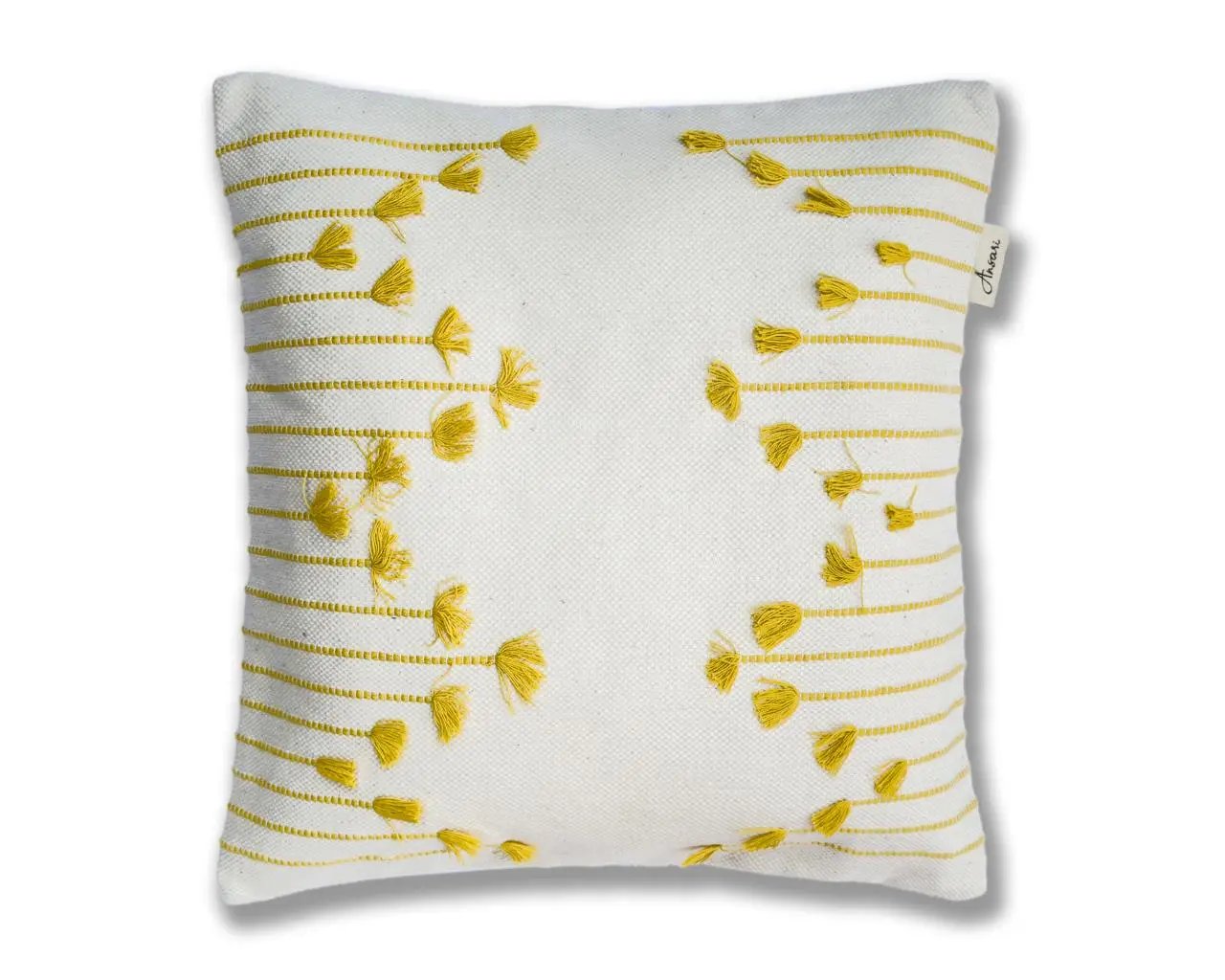 Handcrafted Cushion Cover - Unique Artisan Design for Home Decor