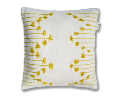 Handcrafted Cushion Cover - Unique Artisan Design for Home Decor